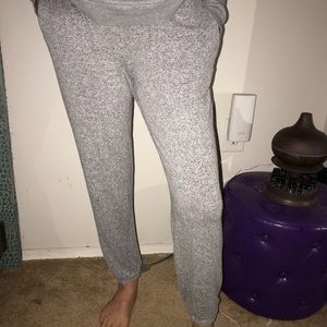 Gray sweat pants from Nordstrom.